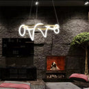 GobekUsa Lines Chandelier: Modern Designer Lighting for Living Room, Dining, and Bar