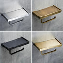 GobekUsa Brass Toilet Paper Holder Gold Finish Tissue Box Rack for Bathroom