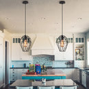 GobekUsa Birdcage Diamond Ceiling Pendant Light Chandelier for Home Living Room Decor