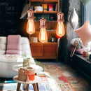 GobekUsa Industrial Loft LED Bar Pendant Light with E27 Socket for Kitchen Dining Room