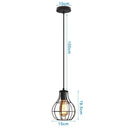 GobekUsa Industrial LED Pendant Ceiling Light for Home Living Room Kitchen Decor