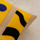 GobekUsa Embroidery Pillow Cover 45x45cm/30x50cm Abstract Pattern for Home Decor
