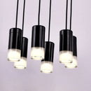GobekUsa Industrial Iron Art LED Pendant Light - Black Minimalist Wall Lamp
