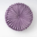 GobekUsa 3D Pumpkin Vehicle Wheel Round Velvet Throw Pillow for Couch Decor