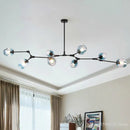GobekUsa LED Ball Chandelier: Modern Glass Kitchen Pendant Light Fixture