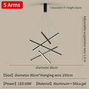 GobekUsa Ladder Characteristic Pendant Chandelier LED Living Room Kitchen Dining Light