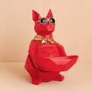 GobekUsa Cool Cat Resin Figurine Table Statue Decor Sculpture Ornamental Figurines