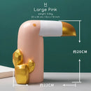 GobekUsa Bird Figurine: Modern Resin Toucan Statue for Home Office Decor & Phone Holder