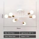 GobekUsa LED Metal Chandeliers for Living Room - Stylish Ceiling Light for Home Decor