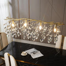 GobekUsa Crystal Branch Pendant Chandelier for Indoor Decoration Luminaria Fixtures