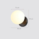 GobekUsa Glass Ball Wall Lamp: Modern Minimalist Nordic Style, Luxury Bedroom Lighting