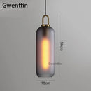 GobekUsa Luxe Glass Ball Pendant Lights: LED Nordic Hanging Lamp for Home Art Decor