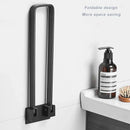 GobekUsa Black Aluminum Bathroom Towel Rack - Single Layer Wall Mounted Towel Bar