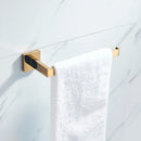 GobekUsa Gold Bathroom Hardware Set: Hook, Towel Rail, Bar, Shelf, Tissue Holder & More