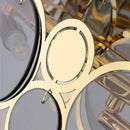 GobekUsa Gold Iron Glass Chandelier Lighting for Dinning Room