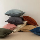 GobekUsa Corduroy Pillow Cover 45x45cm Modern Soft Solid Cushion for Home Sofa Bed