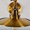 GobekUsa Gold Adjustable Long Arm Wall Light - Retro Style Flex Lamp for Home and Restaurant