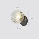 GobekUsa Glass Ball Wall Lamp: Modern Minimalist Nordic Style, Luxury Bedroom Lighting