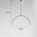 GobekUsa Iron Balance Chandelier: Scandinavian Post-Modern Living Room Pendant Lamp