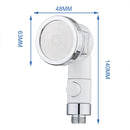 GobekUsa 3 Modes White Water Faucet Handheld Shower Nozzle for Bathroom and Kitchen