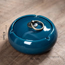 GobekUsa Glazed Porcelain Ashtray: Stylish Desk Decoration & Gift for Boyfriend