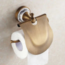GobekUsa Bath Hardware Set: Toilet Paper Holder, Towel Rack, Tissue Holder, Cup Holder, Robe Hook