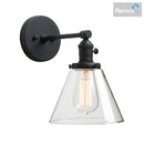 GobekUsa Cone Canopy Wall Sconce - Single Light Industrial Wall Lamp
