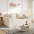 Convertible Sofa Bed Loveseat Set — Deep Seat, No Assembly