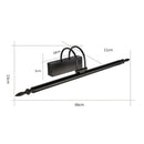 GobekUsa 9W LED Mirror Lights 56cm Bathroom Wall Lamp Vanity Kit Sconce - Bronze/Sand Nickel/Black