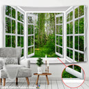GobekUsa 3D Landscape Window Wall Tapestry Nordic Style Home Decoration Painting