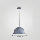 GobekUsa Iron Diamond Pendant Lights Modern Geometry Pendent Lighting for Living Room & Cafe