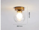 GobekUsa Glass Ball Ceiling Light: Modern Nordic Style, Creative Round Lamp for Home Decor.