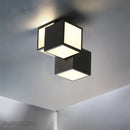 GobekUsa Acrylic LED Ceiling Light with Remote Control - Modern Square Design
