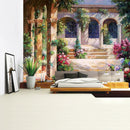 GobekUsa Green Plant Landscape Tapestry | Boho Wall Hanging for City Castle Hill