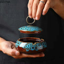 GobekUsa Glazed Porcelain Ashtray: Stylish Desk Decoration & Gift for Boyfriend