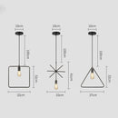 GobekUsa Industrial Nordic Retro Pendant Lights for Home and Bar Chandelier.