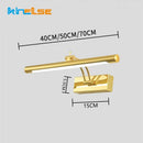 GobekUsa LED Stainless Steel Bathroom Wall Lamp Switch Waterproof Cosmetic Mirror Sconce