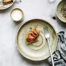 GobekUsa Japanese Style Ceramic Rice Bowl Round Dish - Swallow Design