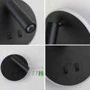 GobekUsa LED Wall Lamp: 3W Spot 7W Backlight Sconce for Home Bedroom Lighting