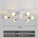 GobekUsa LED Metal Chandeliers for Living Room - Stylish Ceiling Light for Home Decor