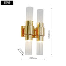 GobekUsa Iron Glass Lamps: Modern Nordic Wall Sconce Light Fixture for Living Room, Bedroom, Stairway