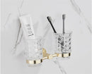 GobekUsa Brushed Gold Bathroom Hardware Set for Bath Accessories and Organization.
