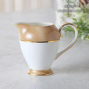 GobekUsa Bone China Milk Jug: Elegant Ceramic Creamer for Tea, Coffee, Espresso