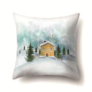 GobekUsa Christmas Deer Snow Pillow Case