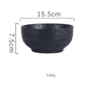 GobekUsa 6/7 Inch Ceramic Ramen Bowl - Large Soup Noodle Bowl for Kitchen and Hotel Use