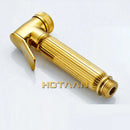 GobekUsa Gold Bidet Faucet: Hygienic Muslim Shower Sprayer for Clean Toilet Experience