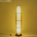 GobekUsa Bamboo Floor Lamp: Modern Minimalist Living Room Standing Lamp