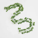GobekUsa Artificial Hanging Christmas Garland Green Silk Leaves for Home Wedding Garden