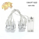 GobekUsa LED Garland Photo Clip String Lights for Party Wedding Decor