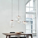 GobekUsa Hemp Rope Knot Pendant Lights - Suspendu Glass Hanging Lamp